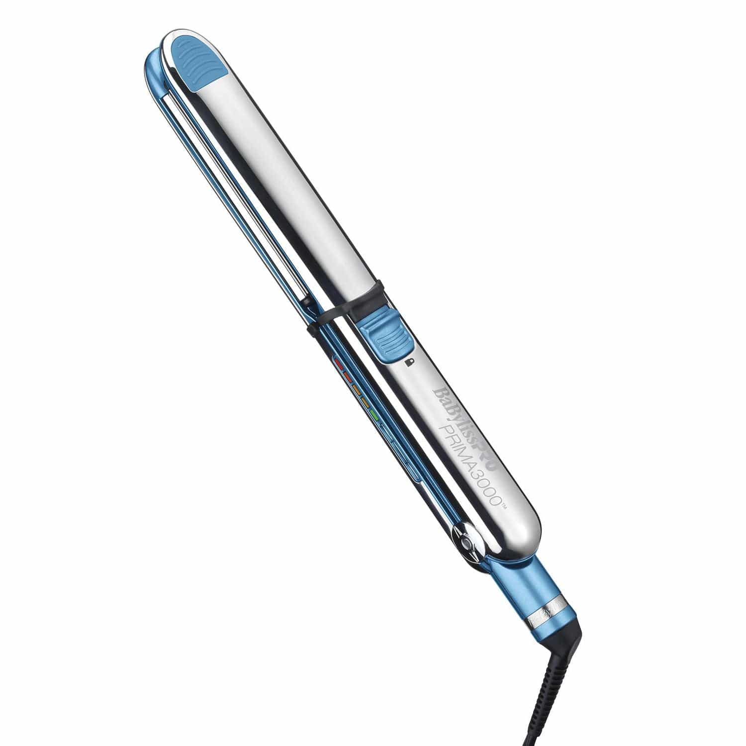 BABYLISS PRO Nano Titanium Optima 3000 Stainless Steel Straightening 1.25" Flat Iron with Plates
